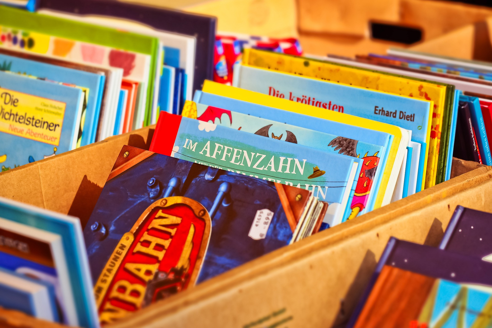 Leseförderung mit Büchern